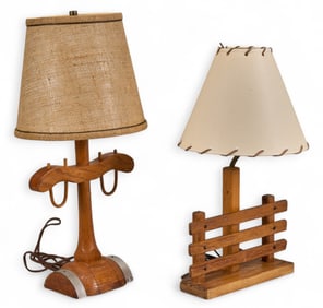Pair of Western Lamps