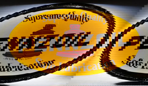 Penzoil Lighted Plastic Sign