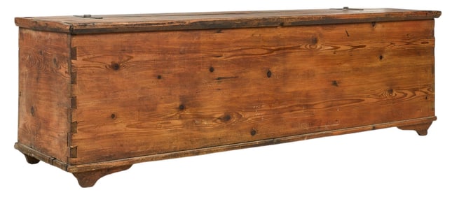 Rustic Wooden Storage Bench