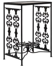 Iron Tile Table
