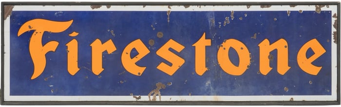 Firestone Porcelain Sign