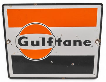 Gulf Porcelain Sign
