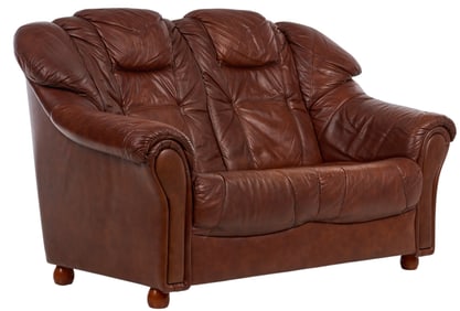 Leather Loveseat