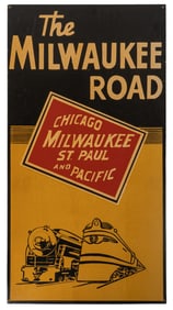 Milwaukee Road Hand-Painted Sign