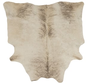 Gray & White Cowhide Rug