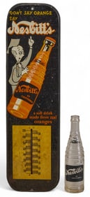 Nesbitt's Advertising Thermometer & Bottle
