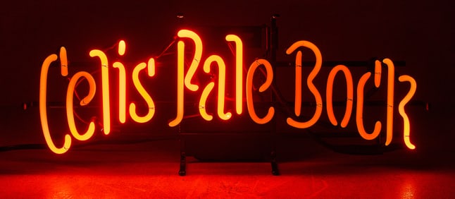 Celis Pale Bock Neon Sign