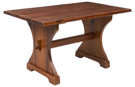 Wooden Trestle Table