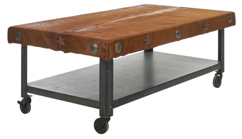 Cowhide Coffee Table