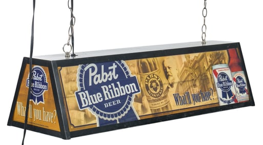 Pabst Blue Ribbon Overhead Light