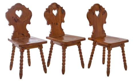 (3) Farmhouse Dining Chairs