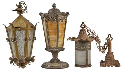 (3) Vintage Lamps