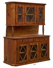 Rustic Step-Back Hutch