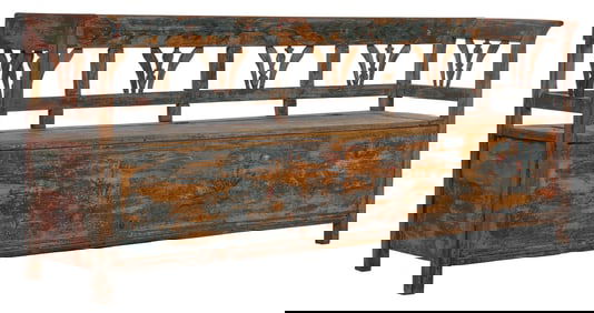 Rustic Storage Bench