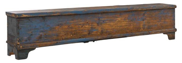 Long Rustic Storage Bin