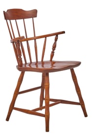 Nichols and Stone Spindle Back Windsor Armchair