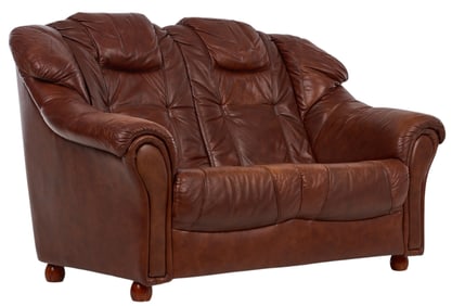 Leather Loveseat