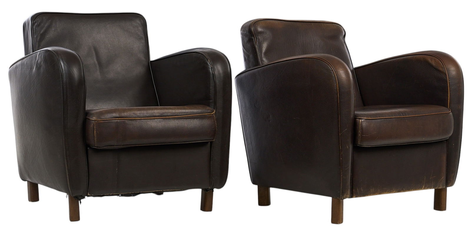 Pair of Baxter Leather Chairs (1 of 4)