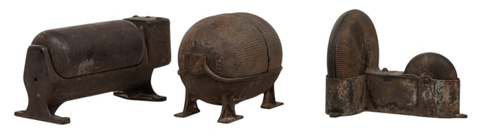 (3) Antique Hog Oilers