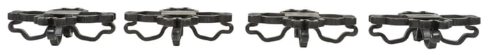 (4) Small Cast Iron Plant Holders