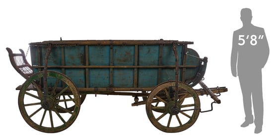 Full-Size 9 ft. Long Rustic Wagon