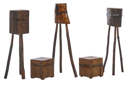 (5) Rustic Butcher Blocks