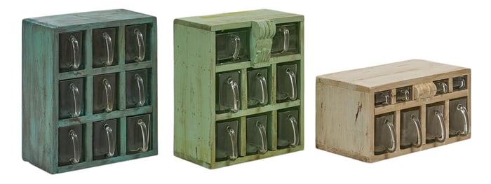 3 Dry Scoop Cabinets