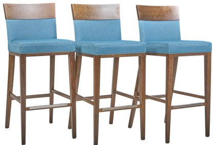 (3) Mid-Century Barstools