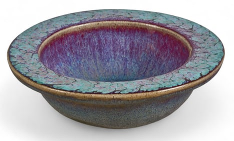 Harding Black, Purple and Turquoise Bowl, 1956