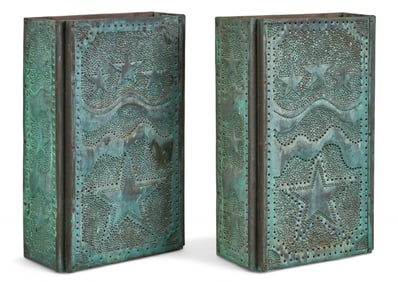 Pair of Beaumont Mood Copper Sconces