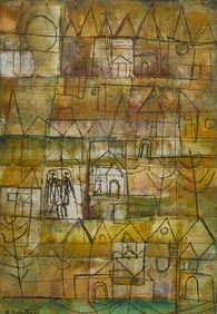 Howard Schleeter, Abstract City Scene, 1962