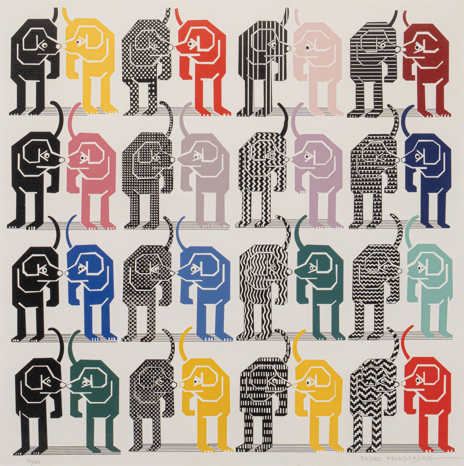 Pedro Friedeberg, "Perros" (1 of 5)