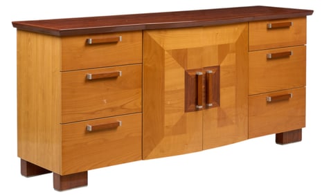 Italian Inlaid Wood Sideboard