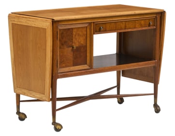 Sophisticate by Tomlinson (USA) Mid-Century Extending Serving Cart