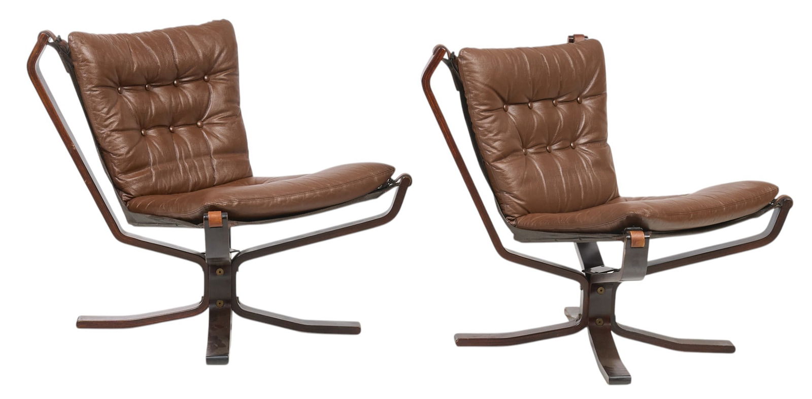 After Sigurd Ressell (NOR) Pair of Mid-Century "Falcon" Lounge Chairs (1 of 4)