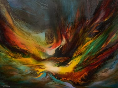 Leonardo Nierman, Abstract Work