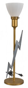 Vintage Rembrandt (USA) Lamp with Lightning Bolt