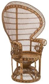 Vintage Peacock Chair