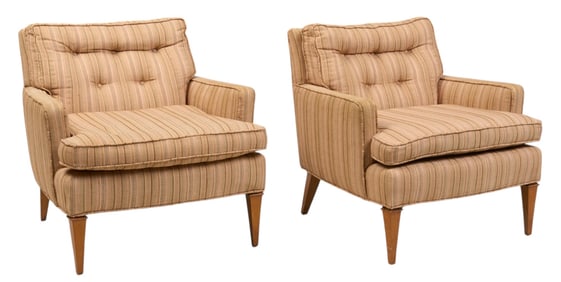 Pair of American of Martinsville Armchairs