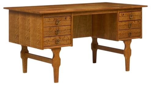 Henning Kjaernulf (DNK) Mid-Century Desk