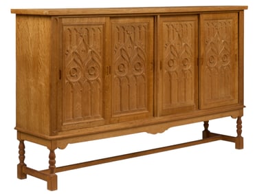 Henning Kjaernulf Mid-Century Oak Credenza