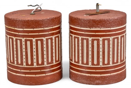 After Beaumont Mood, Pair of Cylinder Sconces