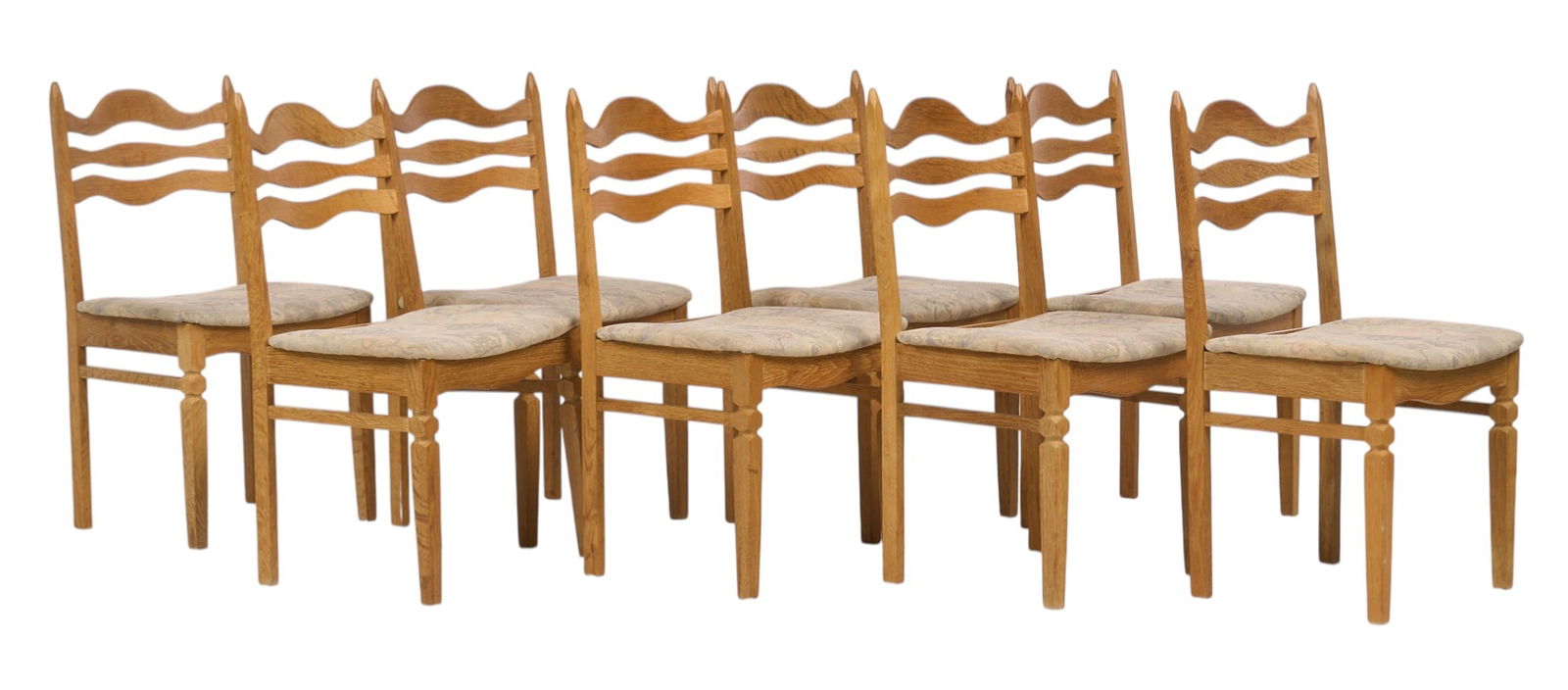 Set of (8) Mid-Century Dining Chairs (1 of 5)
