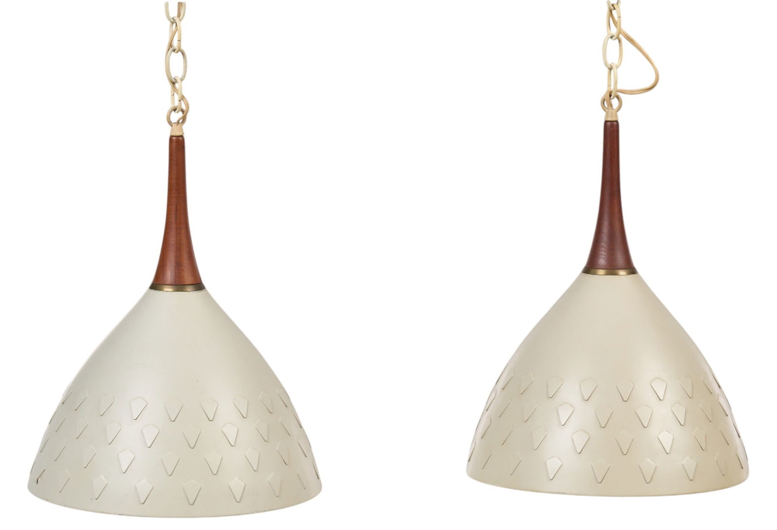 Pair of Mid-Century Pendant Lamps (1 of 5)