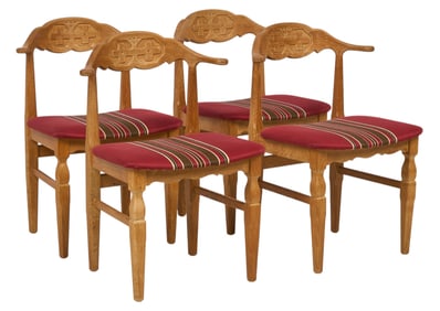 (4) Danish Mid-Century Chairs