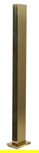 George Kovacs (USA) Skyscraper Brass Floor Lamp: Vintage George Kovacs (1926-2007, American) Skyscraper brass floor lamp, in working condition&nbsp; height 72 in. x width 11 in. x depth 8 in. Provenance: Proper