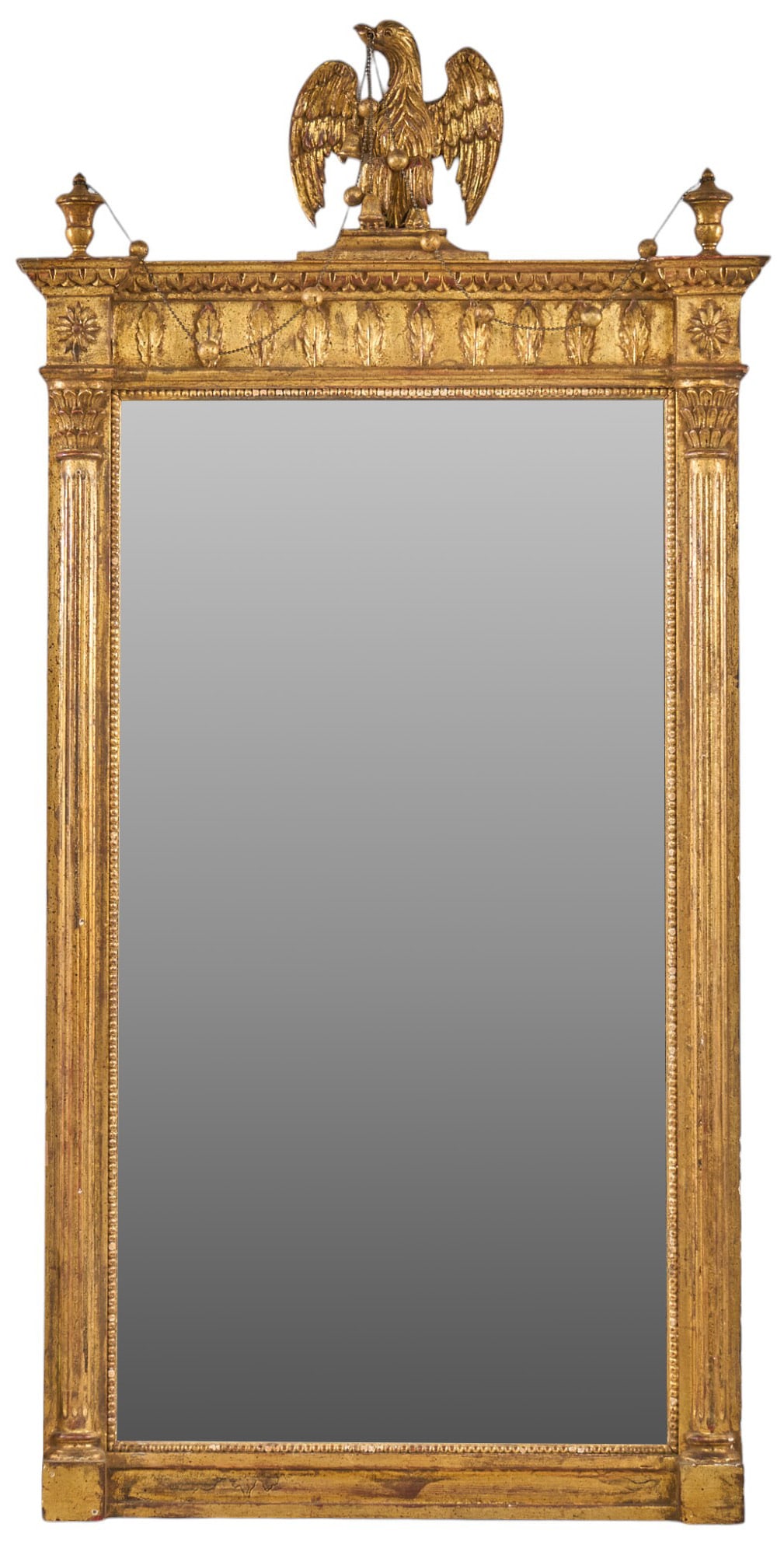 Gilt Mirror with Eagle Crest (1 of 4)