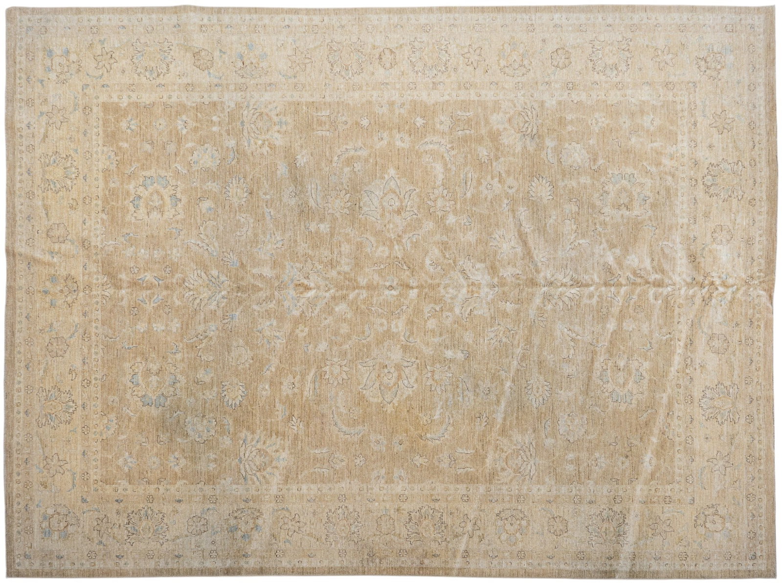 Handwoven Estate Rug, 13 ft. 2 in. x 9 ft. 10 in.: Handwoven estate rug 13 ft. 2 in. x 9 ft. 10 in. Provenance: Property from a San Antonio, Texas interior designer