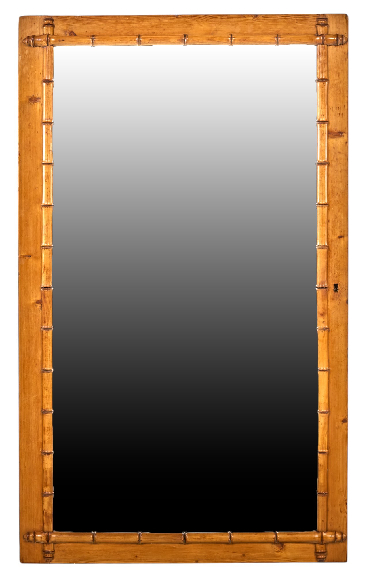 Antique Faux Bamboo Mirror (1 of 3)