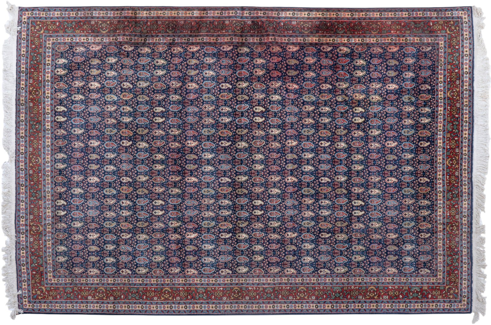 Handwoven Estate Rug, 12 ft. x 7 ft. 8 in.: Handwoven estate rug 12 ft. x 7 ft. 8 in. Provenance: Property from a home in San Antonio, Texas